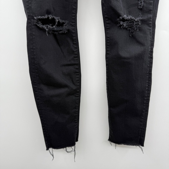 Mother Denim The Looker Ankle Fray Skinny Jeans in Guilty As Sin Sz 25 Gray Wash - Picture 5 of 16